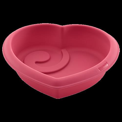 FORMA CORAÇAO 19CM ROSA SIL.